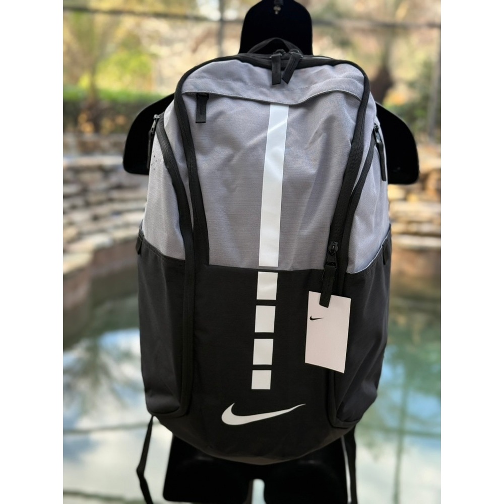 Nike Hoops Elite Pro Basketball Backpack 32L Wolf Grey Black NWT‎